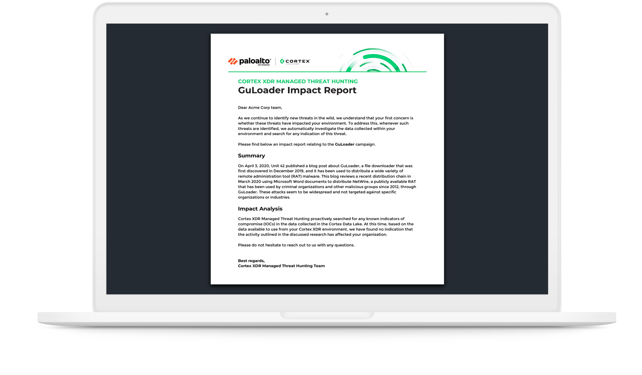 Actúe con confianza con informes prescriptivos