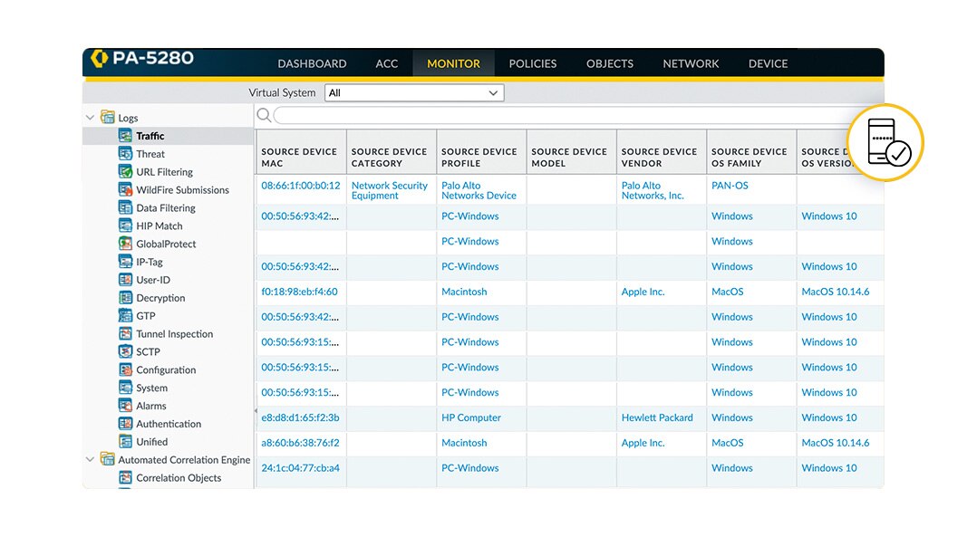 Gestione fácilmente la seguridad de los dispositivos de su red