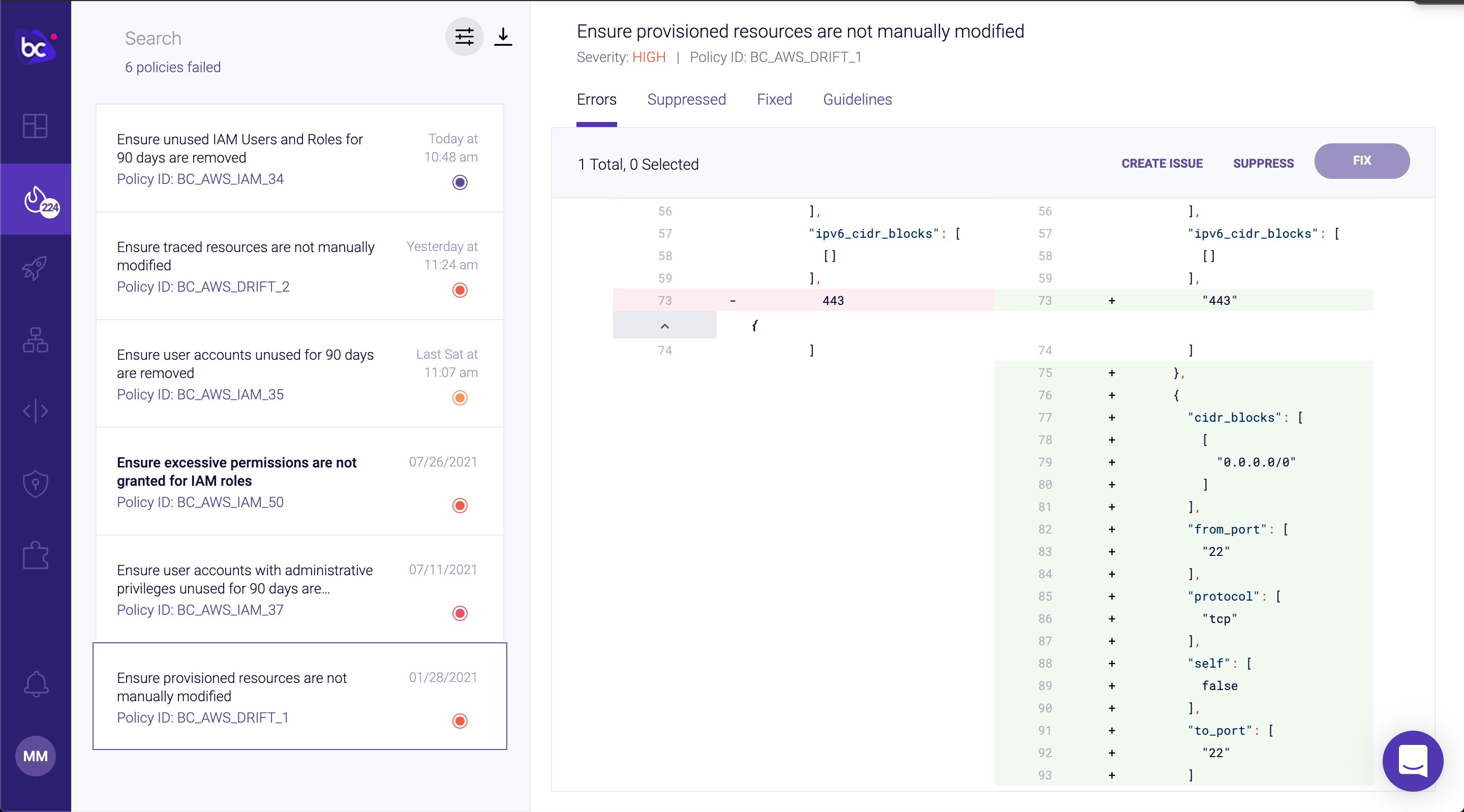 Detección de deriva