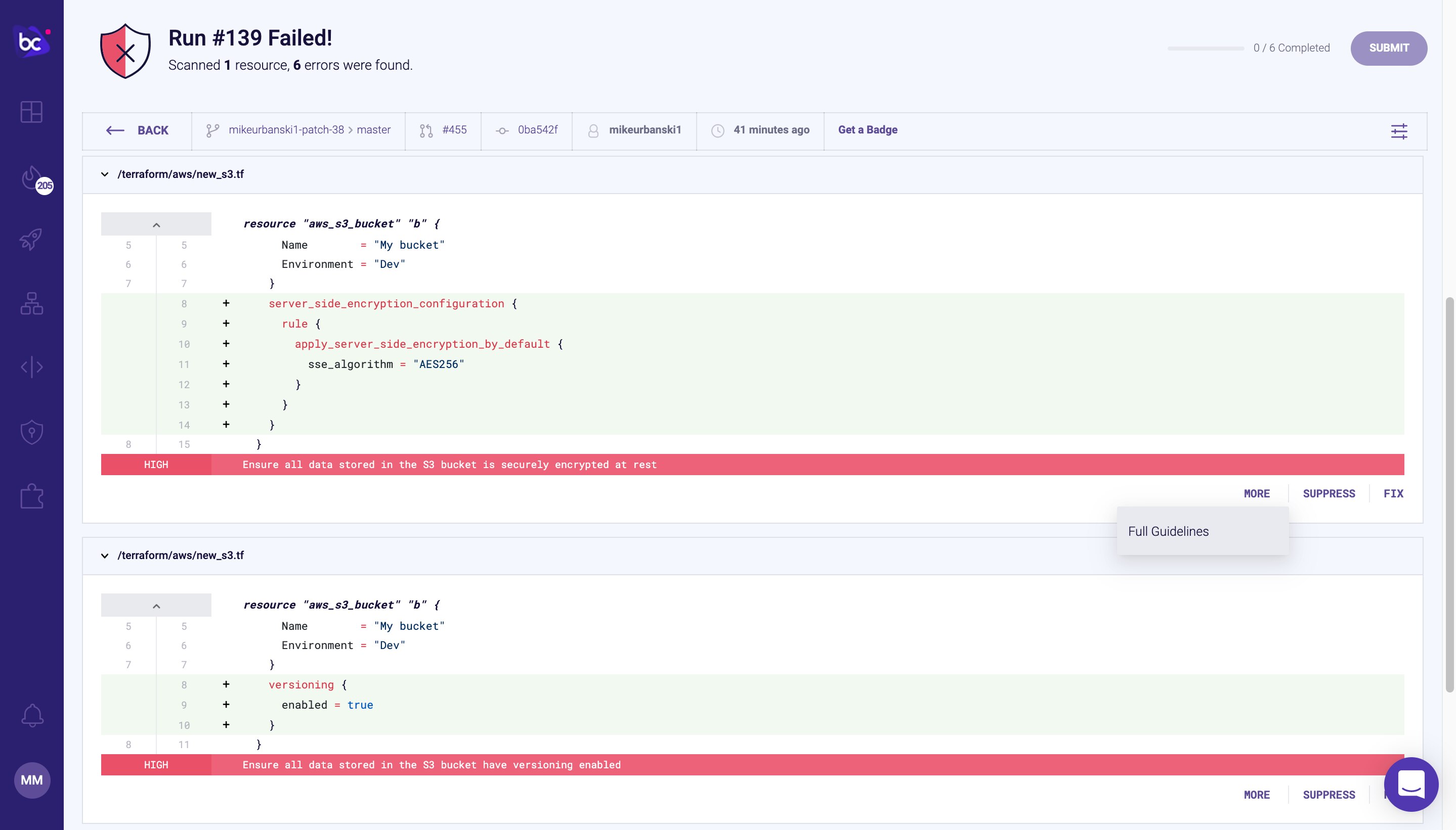 Retroalimentación consciente del contexto y accionable