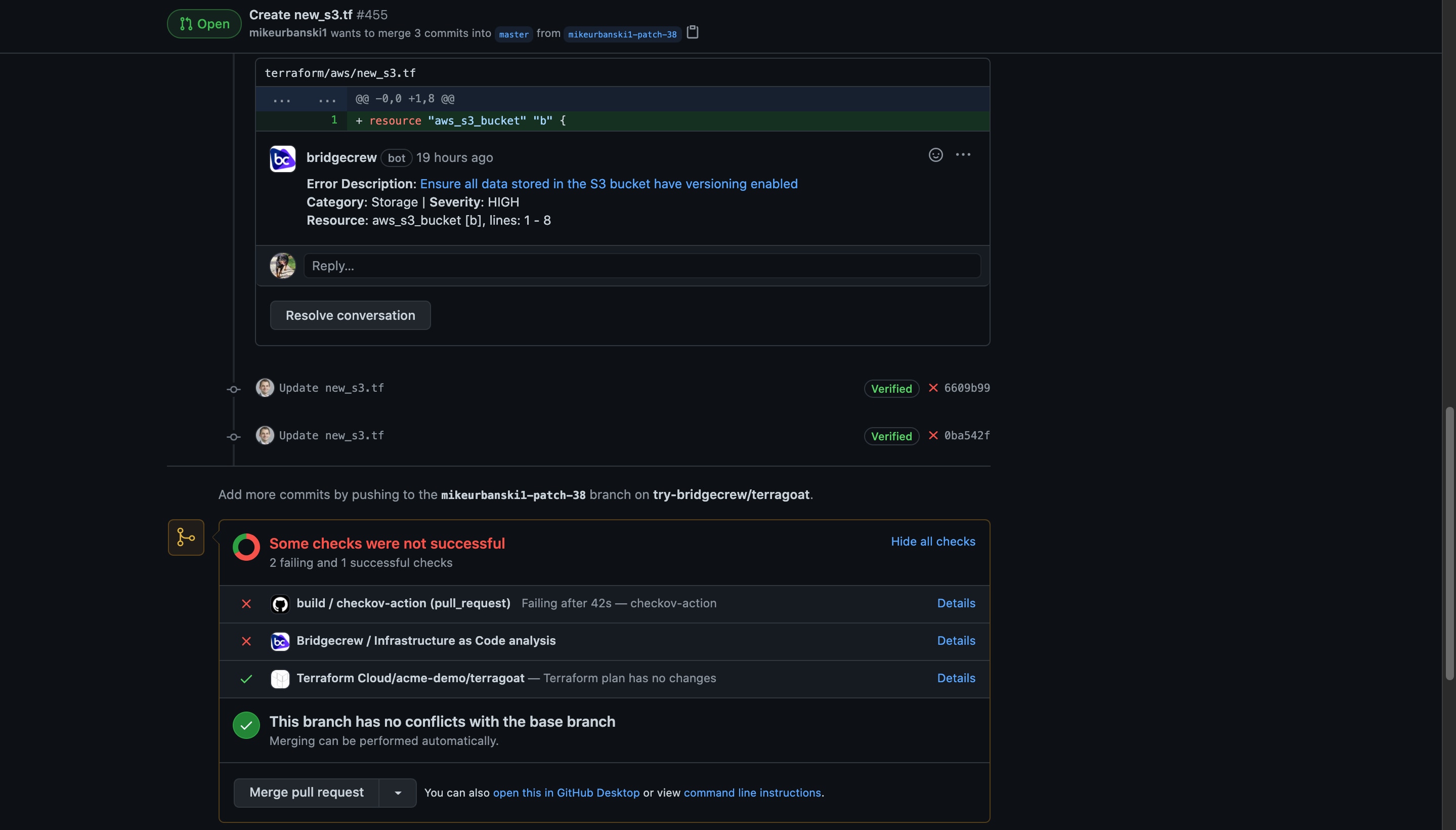Aplicação de grades de proteção e prevenção de desvios
