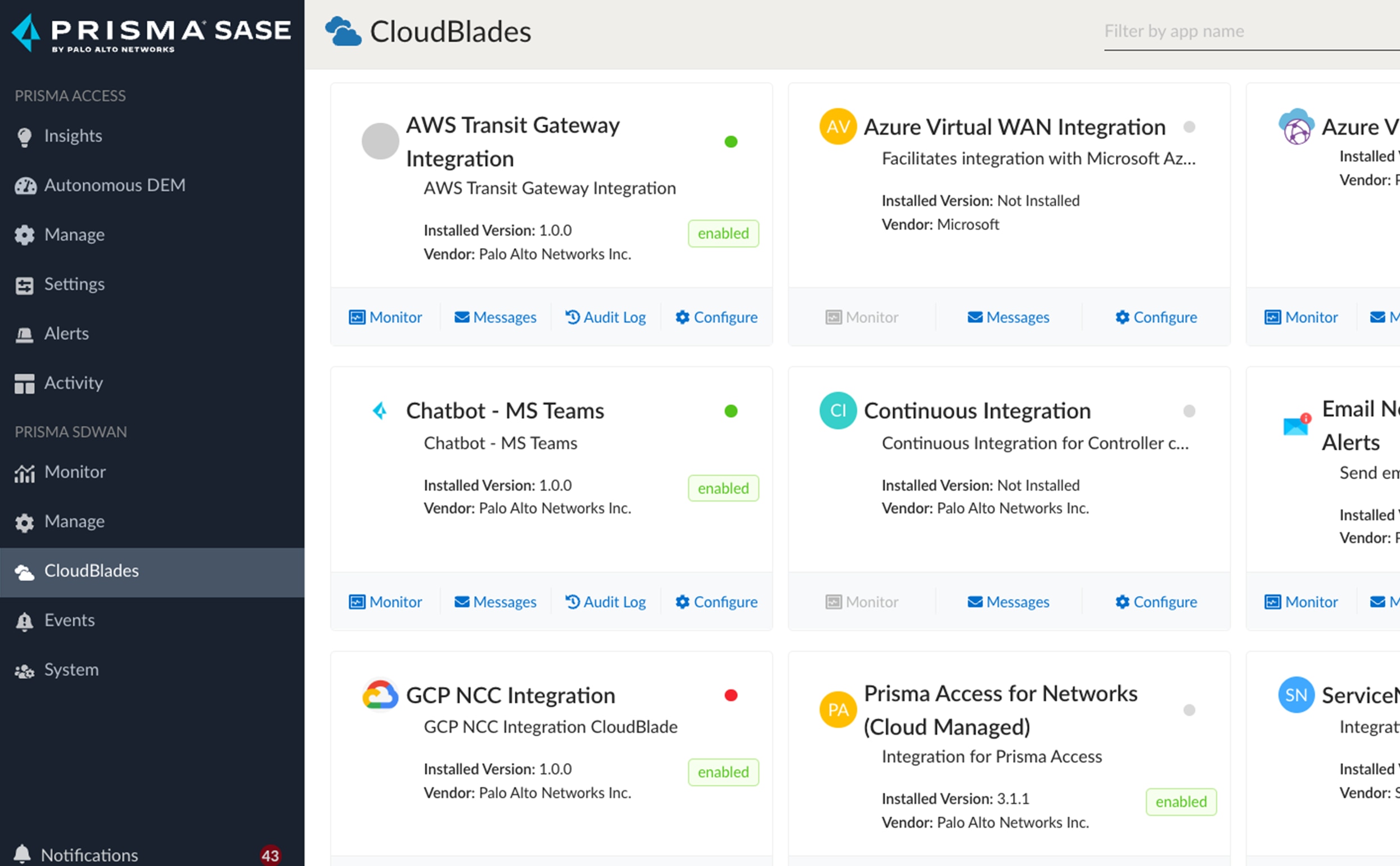 SERVICIOS INTEGRADOS DE SUCURSALES